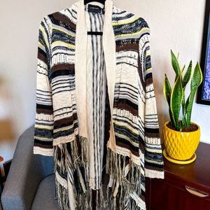 La Fée Verte Knit Boho Sweater Anthropologie